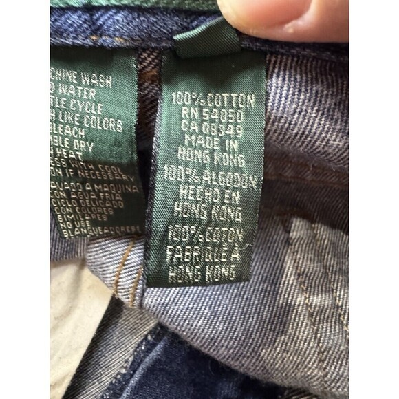 Womens Lauren Ralph Lauren Jeans Classic Straight Mid Rise Stretch Sz 6P - Picture 7 of 7